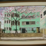 Sociedade de Medicina e Cirurgia de Juiz de Fora também captada pelo artista.