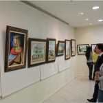 Algumas obras de "Aleijadinho" também foram retratadas pelo Artista.