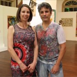 Supervisora do Projeto Iêda Loureiro e Marcello Fernandes (Michellangello Art Gallery)