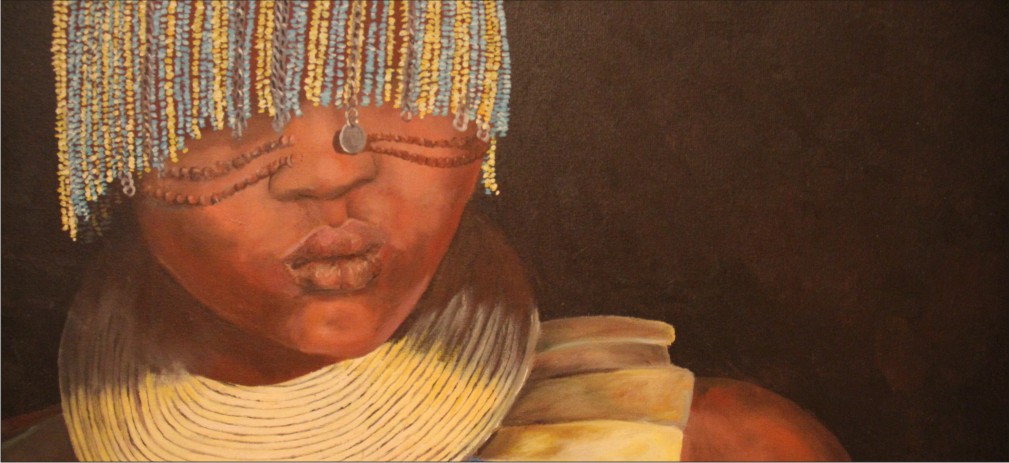 Princesa nativa da Tanzânia- África Oriental 
Óleo s/tela Dimensão: 60x90