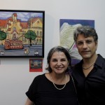 Artista Plástica Laila Arbex e Marcello Fernandes (Michellangello Art Gallery).
