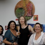 Artistas Plásticas Fátima Alves, Roseli Paiva, Rachel Gouvêa e Letícia Rosa.