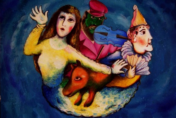 Imagem do filme de animação Marc Chagall