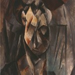 Óleo s/ tela "Cabeça de Mulher (Fernande)" (1910), do pintor espanhol Pablo Ruiz Picasso (1881-1973), medindo 61 cm x 50 cm e pertence à coleção do Museu Nacional Centro de Arte Rainha Sofia, em Madri.