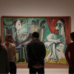 Óleo s/ tela "O Pintor e A Modelo" (1963), de Pablo Ruiz Picasso.
