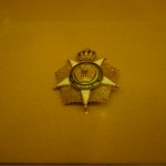 Insígnia de Dignitário da Imperial Ordem do Cruzeiro. 1822. Ouro e esmalte.