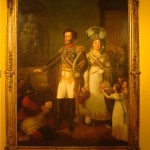 D. Pedro I e D. Leopoldina em trajes de Gala, por Simplício Rodrigues de Sá.