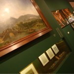 Grande espaço está ocupado com uma cronologia narrativa dos principais fatos da vida da Princesa Leopoldina.